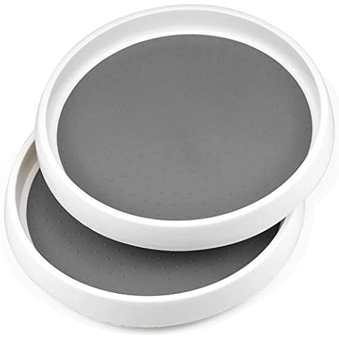 DESON 2 x Talerzy obrotowych, obrotowy stojak NA przyprawy, organiser z tworzywa sztucznego, NA przyprawy, butelki, olej, szklanki, do gotowania Cover