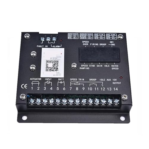 regulador de velocidad de generador Controlador de velocidad del motor del generador S6700H Módulo de control del actuador del regulador Panel del motor Piezas del generador de energía(S6700H Original