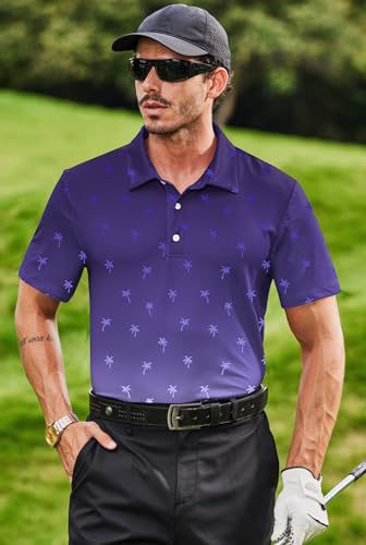 Camisetas polo para hombre Herberton, secado rápido, transpirables, para golf y actividades deportivas (tallas S-XXL) miniatura 4