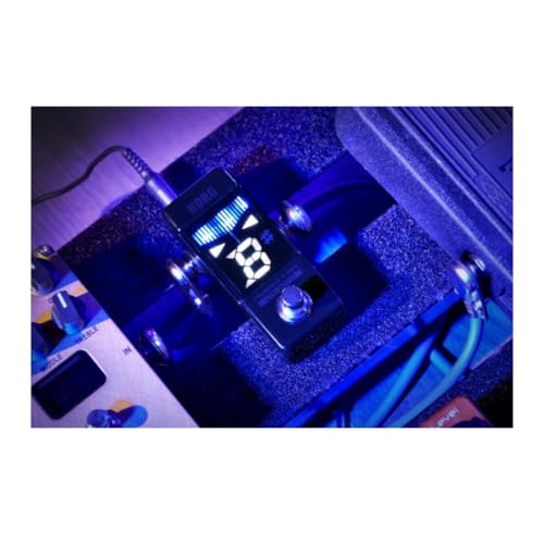 Image of Korg Pitchblack X Mini Chromatic Guitar Pedal Tuner w / Four Display Modes and High Visibility Display (PBXMINI) | ±0.1¢ Accuracy, High-Visibility Display, 4 Meter Modes, Ultra Buffer and True Bypass, 9V DC or 2xcr2032 Power