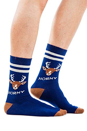 Image of Tipsy Elves Holiday Themed Socks for Men Fun and Festive Men's Socks for Valentines and More