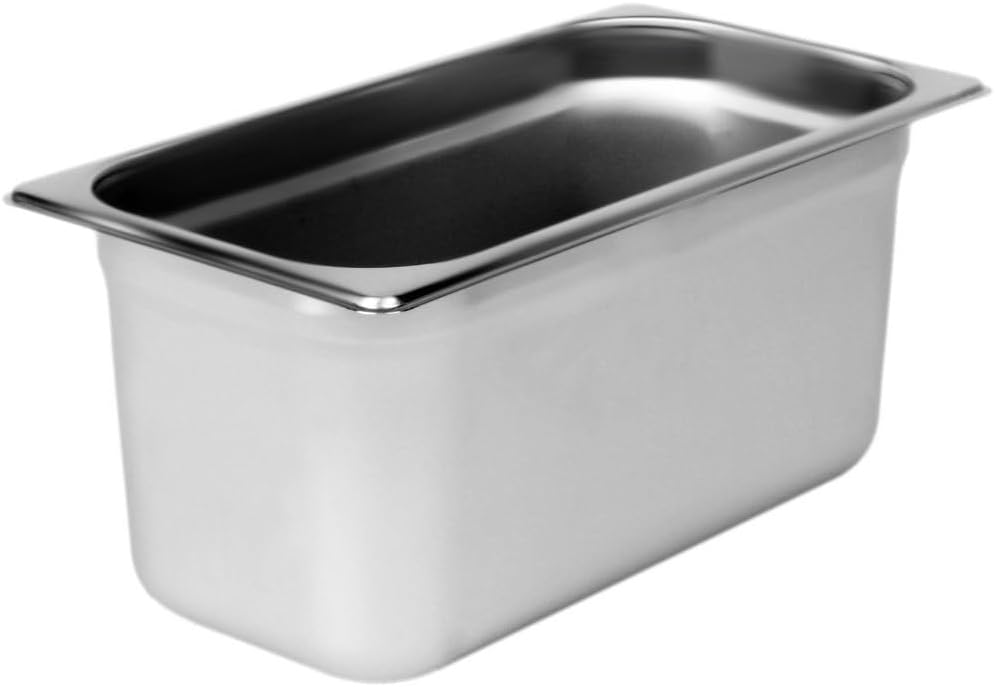 Soro Essentials- Full Size 6" Deep Stainless Steel Anti-Jamming Steam Table Pan 22 Gauge- Chafer Food Pan Stackable Anti-Jam Steam Pans for Hotel Restaurant Supplies Party Buffet Event Catering