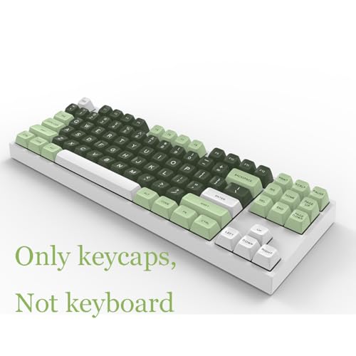 Image of Guffercty kred SA Profile PBT Keycaps,173 Set Double Shot Durable Keycaps for Custom Mechanical Keyboard Mod Fit 60% 100% Layout for Gamers Typists (Salon Style)