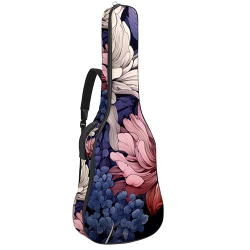 Housse guitare acoustique 42 pouces avec protection améliorée et plusieurs poches