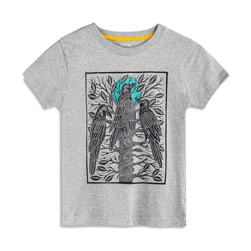 Mightly Boys and Girls' Short Sleeve T Shirt | 100% Organic Cotton, Toddler & Kids, Fair Trade Certified