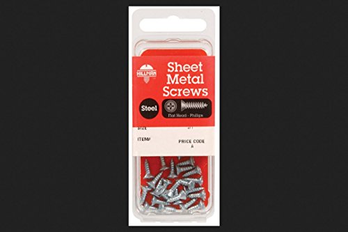 Tornillos para chapa 10 tamaños x 1-1/4 in. Phillips cabeza plana zinc