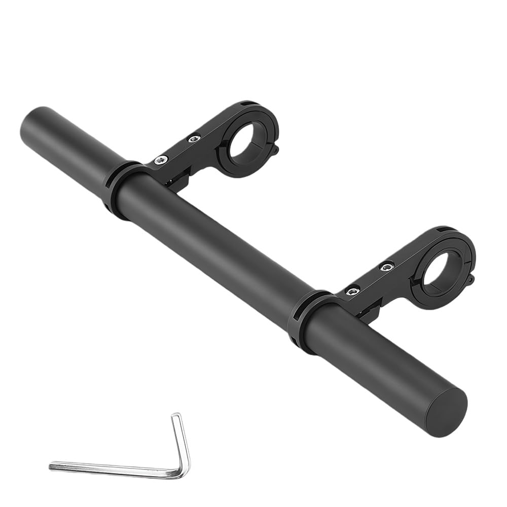 Bike Handlebar Extender, 10/20/30cm Aluminum Alloy Bicycle Handlebar Extension, for 31.8mm/25.4mm caliber, for Bike Mounts, Extender Bars, GPS, Phone Mount (30cm)