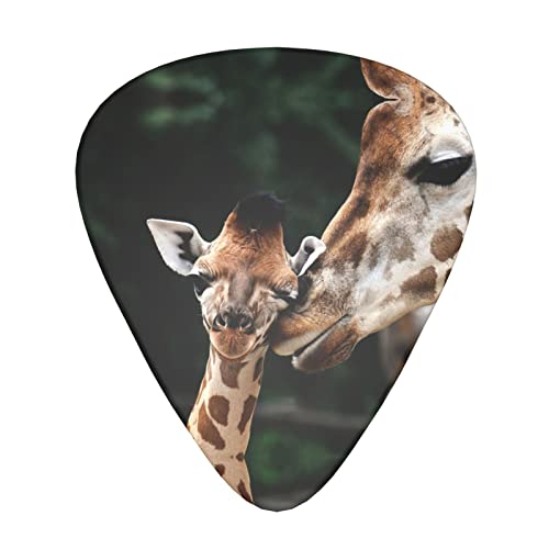 Ensemble de 12 médiators de guitare deux girafes pour guitare acoustique, guitare électrique, contrebasse, ukulélé - Les Beatles, Paul McCartney, John Lennon, RIngo Starr, George Harrison Ensemble de 12 médiators de guitare deux girafes pour guitare acoustique, guitare électrique, contrebasse, ukulélé