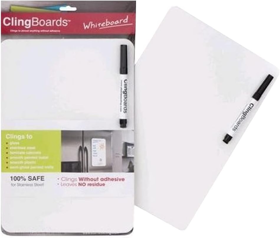 Whiteboard- Home or Office Erases Easily Pen Magnetic Dry Erase Board Small/Medium- White