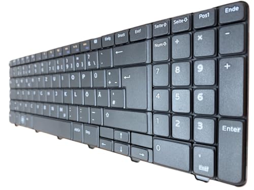 DEUTSCHE - Schwarz Tastatur Keyboard kompatibel für Dell Inspiron M5010, N5010 DEUTSCHE - Schwarz Tastatur Keyboard kompatibel für Dell Inspiron M5010, N5010