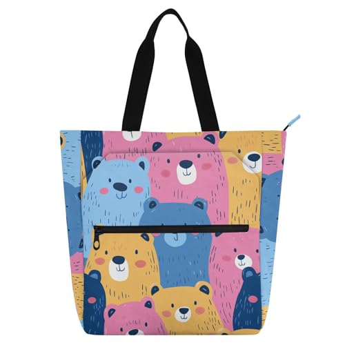 Bolsa de libros con cremallera contra la lluvia para escolares