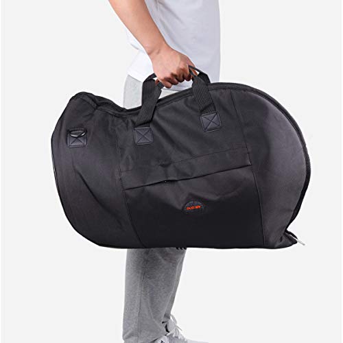 MILISTEN Bolsa portátil para trompa francesa mais algodão impermeável bolsa de ombro único para inst