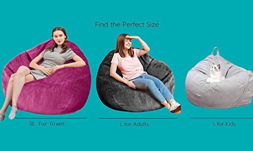 Bean Bag Chair Memory Foam Filled Bean Bag Chairs, Big Ultra Supportive Stuffed Bean Bag With Ultra Soft Corduroy Cover, Multiple Sizes And Colors For Adults, Teens #TOP4