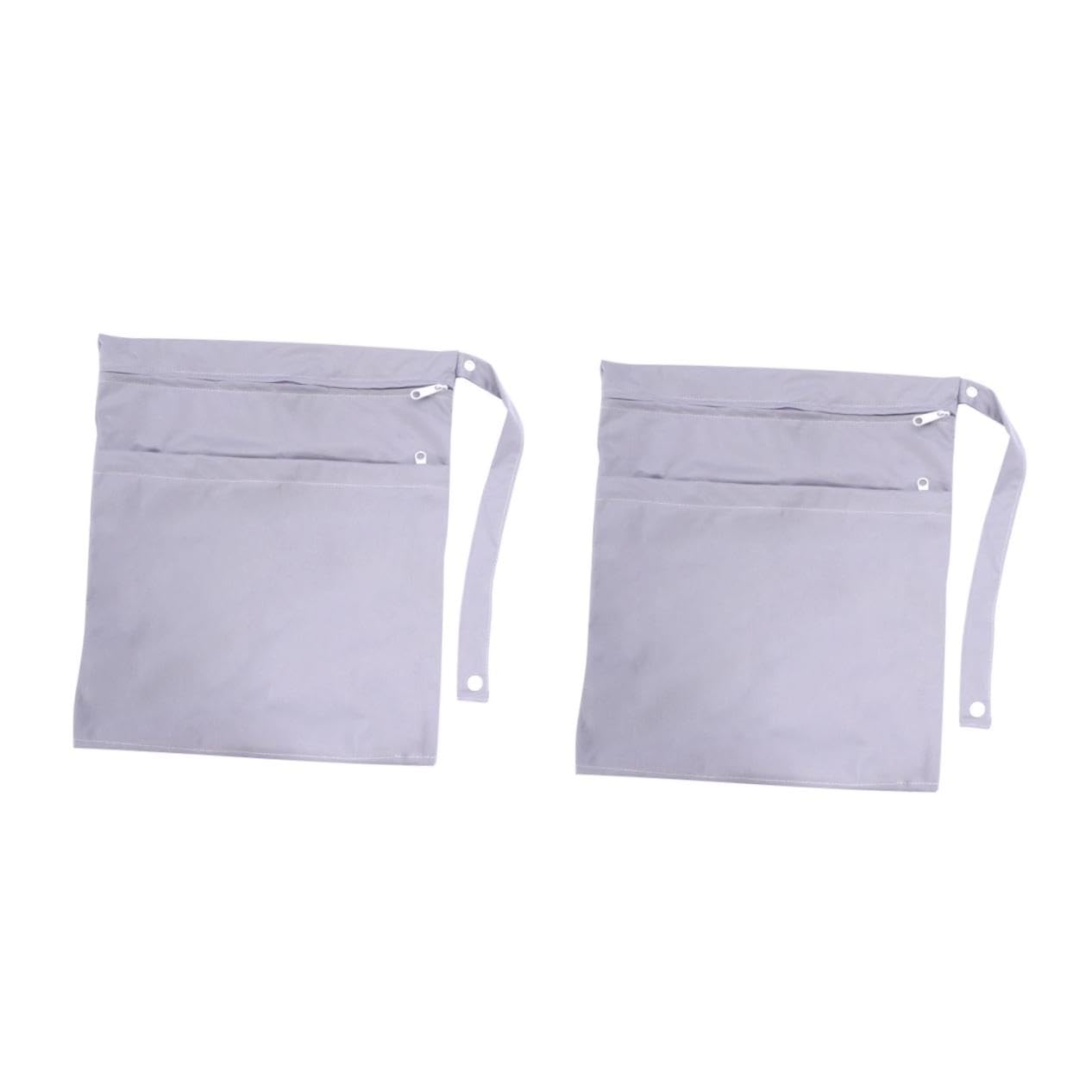 Toddmomy 2pcs Diaper Organizer Pouches Diaper Bag Tote Waterproof Wet Bag for Baby Reusable Travel Organizer Random