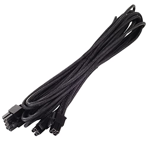 Câble EPS 8 broches SilverStone SST-PP06B-EPS55 rallonge alimentation PC ATX