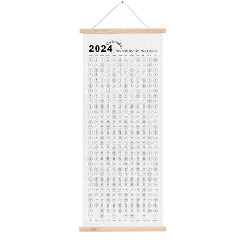 Hubbgdesign 2024 Wall Calendar, 2024 Rainbow Wall Planner cover