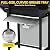 IdeaMaxx 4 Burner Gas Grill with Foldable Shelves, 40,000 BTU Stainless Steel Propane BBQ Grill, 387 Sq. In. Cooking Space, Portable Outdoor Grill for Patio, Backyard, Camping & Tailgating