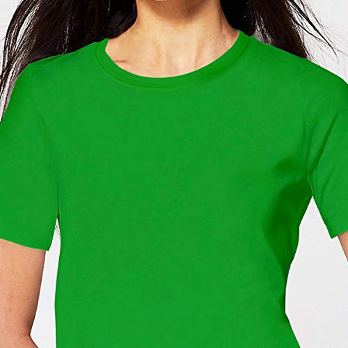 Image of Pooplu Women's Regular Fit Premium Plain 100% Cotton Round Neck Half Sleeves Multicolour Pootlu T Shirt. Casual, Stylish, Trending, Symbol Tshirts