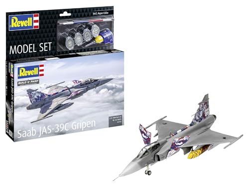 Maquette Saab JAS-39C Gripen Revell 1/72 kit plastique de haute précision 63776