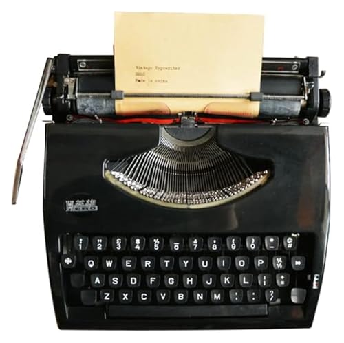 Tradicional antigua máquina de escribir portátil, máquina de escribir Manual portátil, máquina de escribir Vintage para una corriente nostálgica