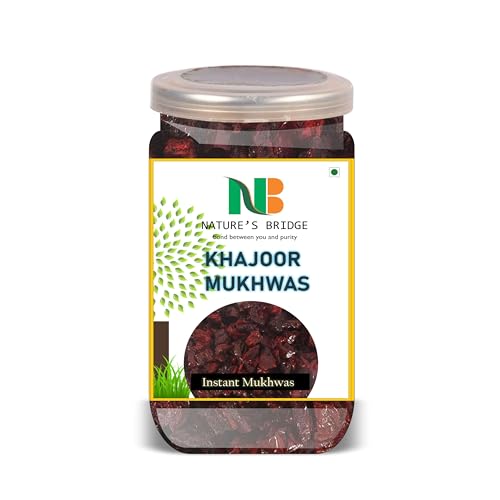 NATURE'S BRIDGE Khajoor Mukhwas 300 Gram Airtight Container image 3