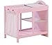 roba Puppenkommode und Puppenbett in einem, Puppenmöbel Serie „Sophie“, Puppenmöbel inkl. textiler Ausstattung, Puppenzubehör