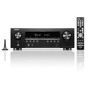 Denon AVR-S770H 7.2 Ch Home Theater Receiver (2023 Model) – 8K UHD HDMI Receiver (75W X 7), Wireless Streaming via Built-in HEOS, Bluetooth & Wi-Fi, Dolby TrueHD, DTS Neural:X & DTS:X Surround Sound