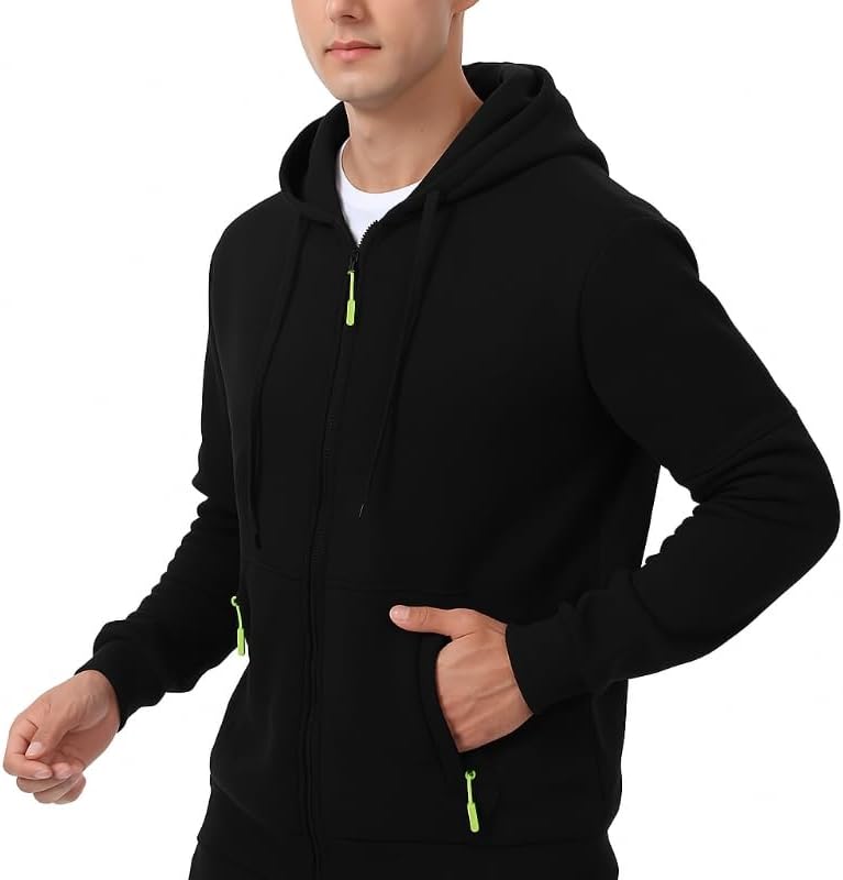 Mens Tracksuits 2 Piece Set Fleece Hoodie and Jogger Pants for Men Casual Athletic Running Sweatsuits - Image 3