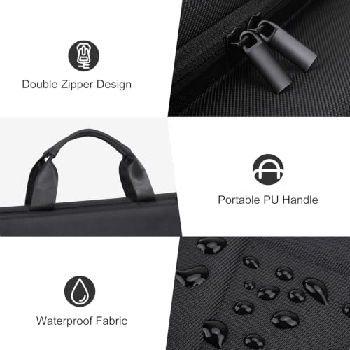 Funda rígida para portátil de 15-16 pulgadas Mosiso negra miniatura 7