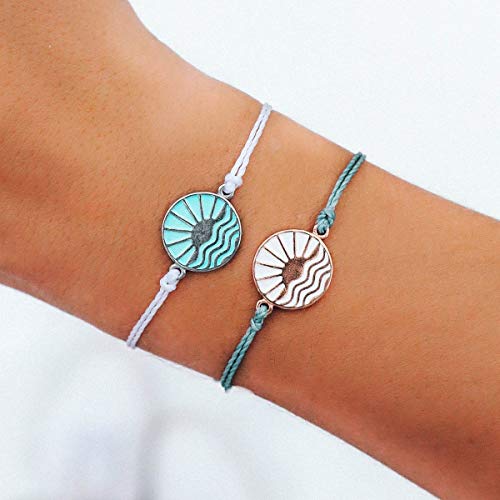 Image of Pura Vida Rose Gold or Silver Sunrise to Sunset Bracelet - Waterproof Band