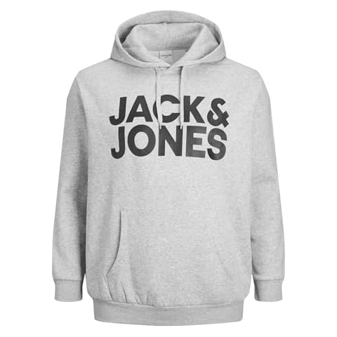 JACK & JONES Sweat à Capuche Gris Cover