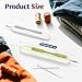 2 in 1 Needle Threader Seam Ripper Tool for Easy Needle Threading and Stitch Removal, Multifunctional Hand Sewing Tools Automatic Threading Tool Stitch Ripper (Beige & Green & White)