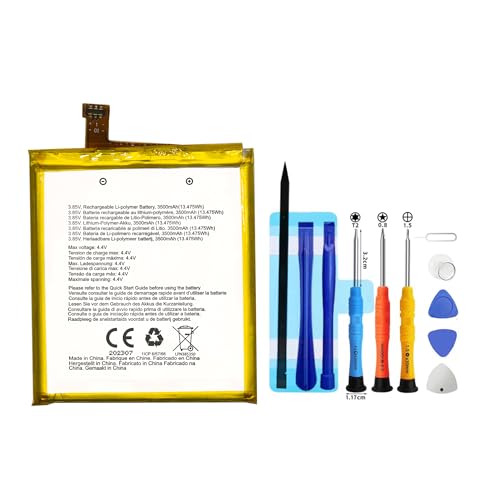 Vvuilsty LPN385350 Batterie de rechange pour Crosscall CORE-X3 Action-X3, batterie rechargeable 0...
