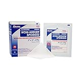 Dukal 7334 Sponge, Non Woven, 4-Ply, Sterile, 3
