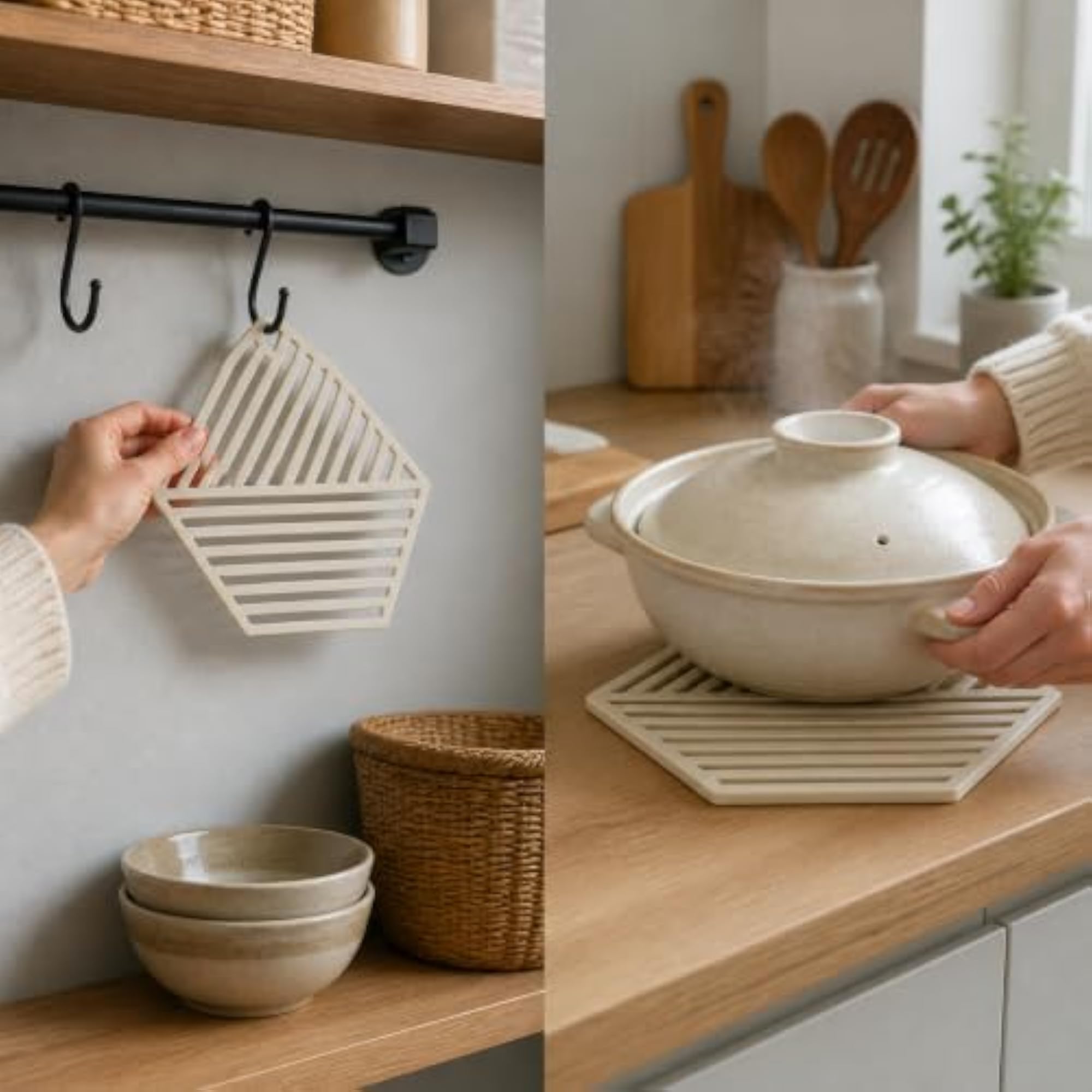 Silicone Heat Resistant Placemats for Kitchen Table