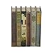 Deco 79 50293 Wood Fabric Book Box (Set of 6), 6