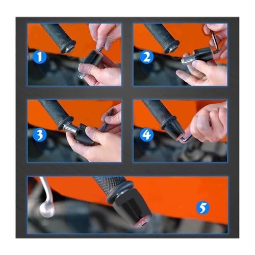 Embouts Guidon Anti-Vibration TRK502 Solution Contre Engourdissement Poignées Moto