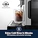 De'Longhi Eletta Explore Espresso Machine with Cold Brew, Hot & Cold Milk Frother - 50+ Recipes, Built in Grinder, User Profiles, Smartphone Compatible with Bean Adapt Technology for Ideal Extraction