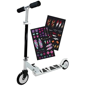RT10 Playride 808955 Coolride step met 2 wielen, in hoogte verstelbaar stuur, opvouwbaar, 2 Unisex kinderen onder 50 kg…
