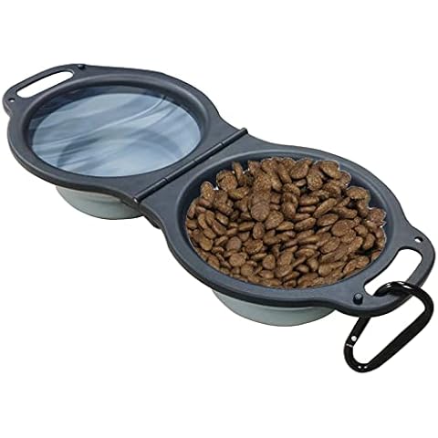 HAOXYO Portable Collapsible Dog Bowl Cover