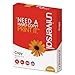Universal 21200 Copy Paper, 92 Brightness, 20lb, 8-1/2 x 11, White (Case of 5000 Sheets)