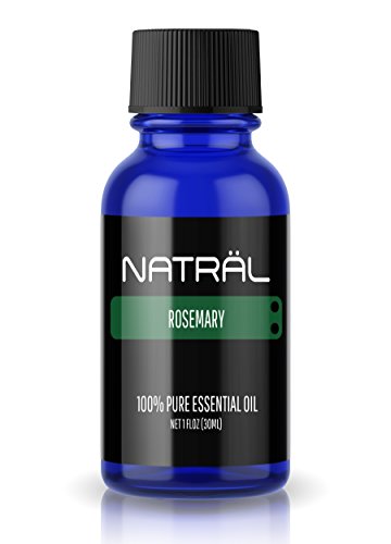NATRÄL Rosemary, 100% Pure and Natural Essential Oil, Large 1 Ounce Bottle