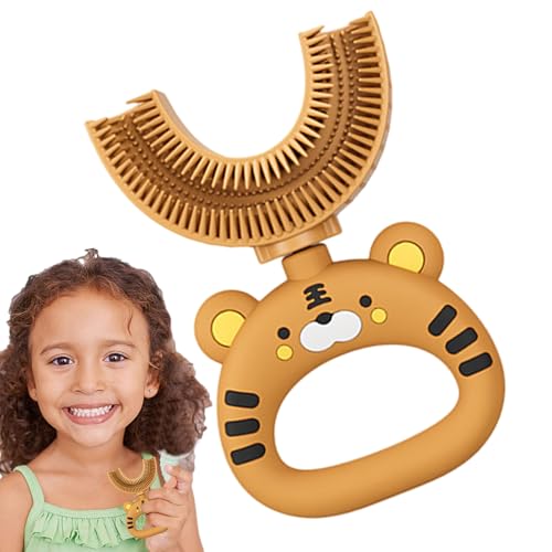 Cepillo De Dientes En Forma De U-Cepillo De Dintes Ultrasónico De 360º Para Niños | Cepillo De Dientes De Baños Enteros | Entrenamiento De Cepillos De Dients Adecuados Para Niños Para