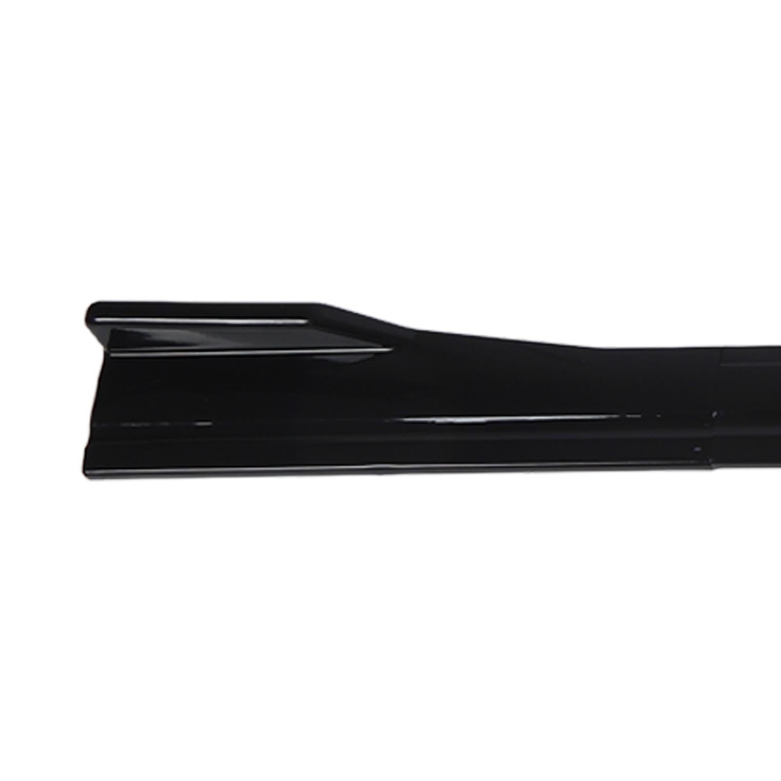 78.7in Gloss Black Side Skirt Extension Rocker Panel Spoiler Lip Splitter per Universal Car, Riduce la Resistenza All'aria, Migliora L'aspetto