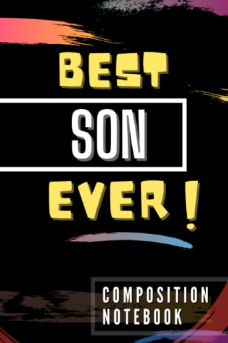 "Best Son Ever " Composition Note Book: 100 page , 6 x 9 inch Glossy Paperback Book image 2