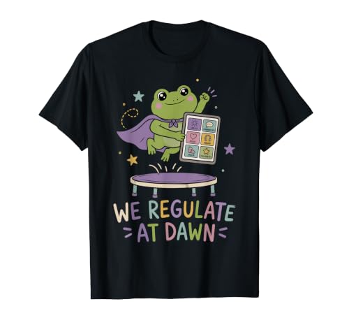 Drôle d'ergothérapeute - Régulation sensorielle Grenouille T-Shirt Graphique avec Valeur