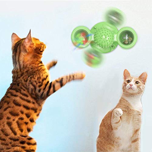 Brinquedo de gato Vigorstar Windmill, brinquedo interativo para animais de estimação giratório, brin