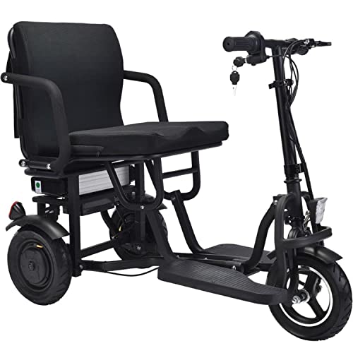 Mototec Folding Mobility Electric Trike 48V 700W Dual Motor Lithium Black, 42X22X33 Inch, Mt-Fold-Trk-700 #TOP2