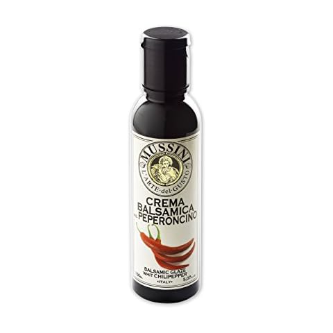 Mussini Crema, Peperoncino Balsamic Glaze with Chili Pepper, 5.07-Ounce Bottles (Pack of 2) Cover