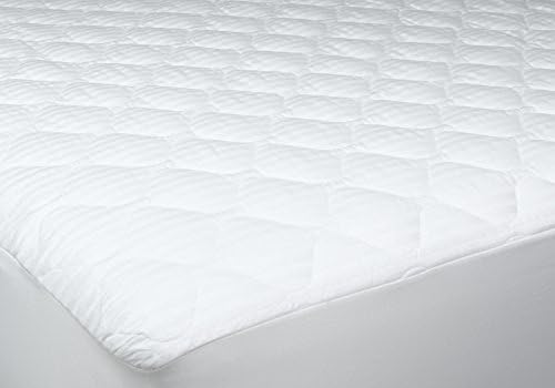 Deluxe 250-Thread-Count Cotton Damask Stripe Twin XL Mattress Pad